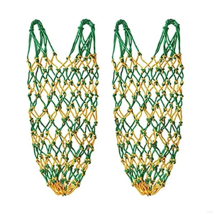 Premium Slow-Feed Horse Hay Net Bag Set (2 Pcs) – 40" Large Capacity Hanging Feeder