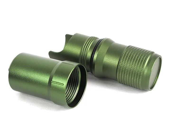 Waterproof Survival Storage Capsule - 3-in-1 Emergency Container for Pills/Matches/Gear with Sealed Design for Outdoor Adventures