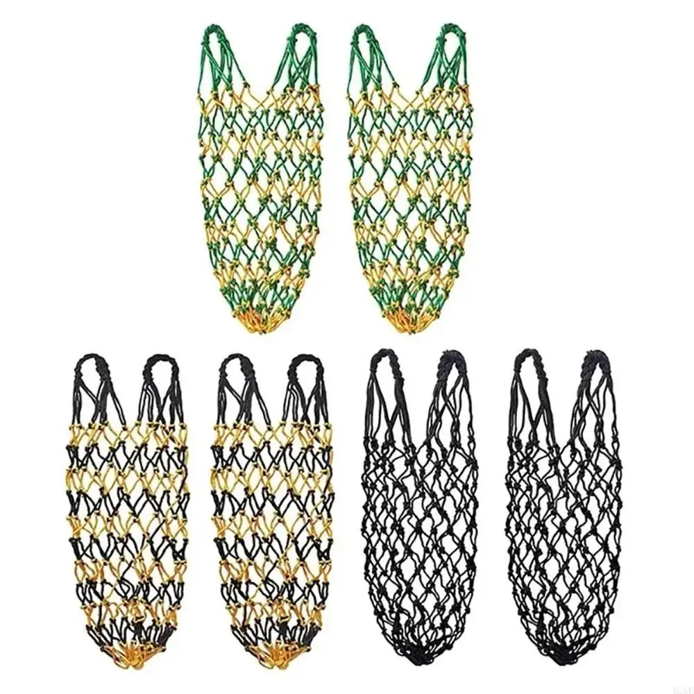 Premium Slow-Feed Horse Hay Net Bag Set (2 Pcs) – 40" Large Capacity Hanging Feeder