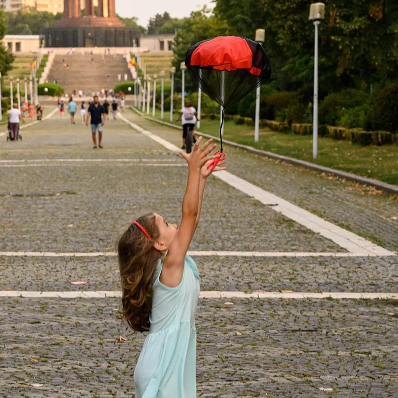 Parachute Toys for Kids - Tangle Free Outdoor Flying Parachute Men - Unique Boy Girl Gift