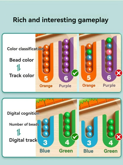 Magnetic Maze Walking Ball - Early Education Puzzle for 3+ Year Olds | Concentration, Logic & Writing Skills Training