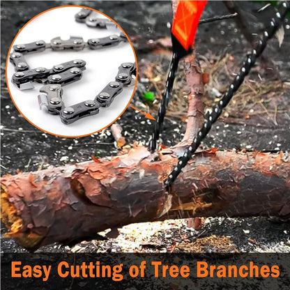 Pocket Chainsaw Rope Saw Hand Chain Saw for Tree Cutting Pocket Saw Chain Camping Saws Outdoor camping Equipment