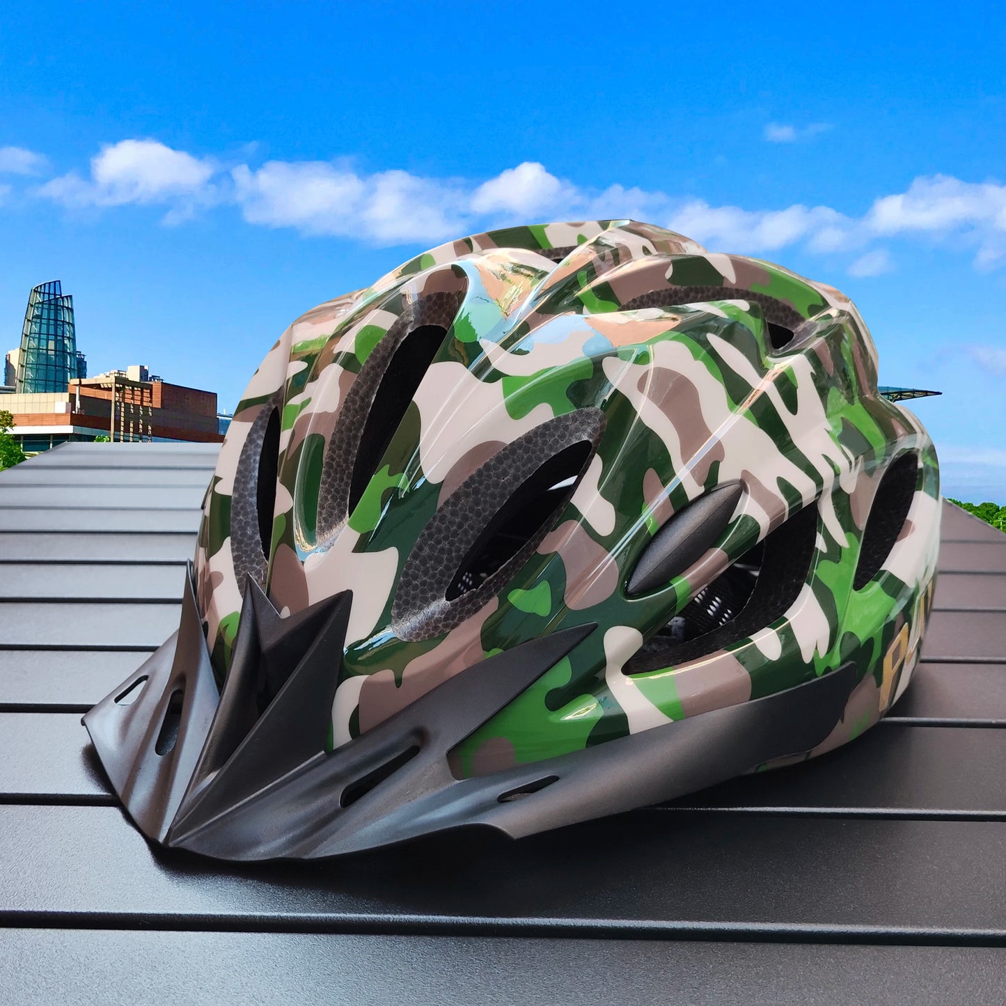 PMT Cycling Helmet - Lightweight Hollow Design with Comfort Lining, Safety Head Protection for Men & Women MTB Bicycle Riding