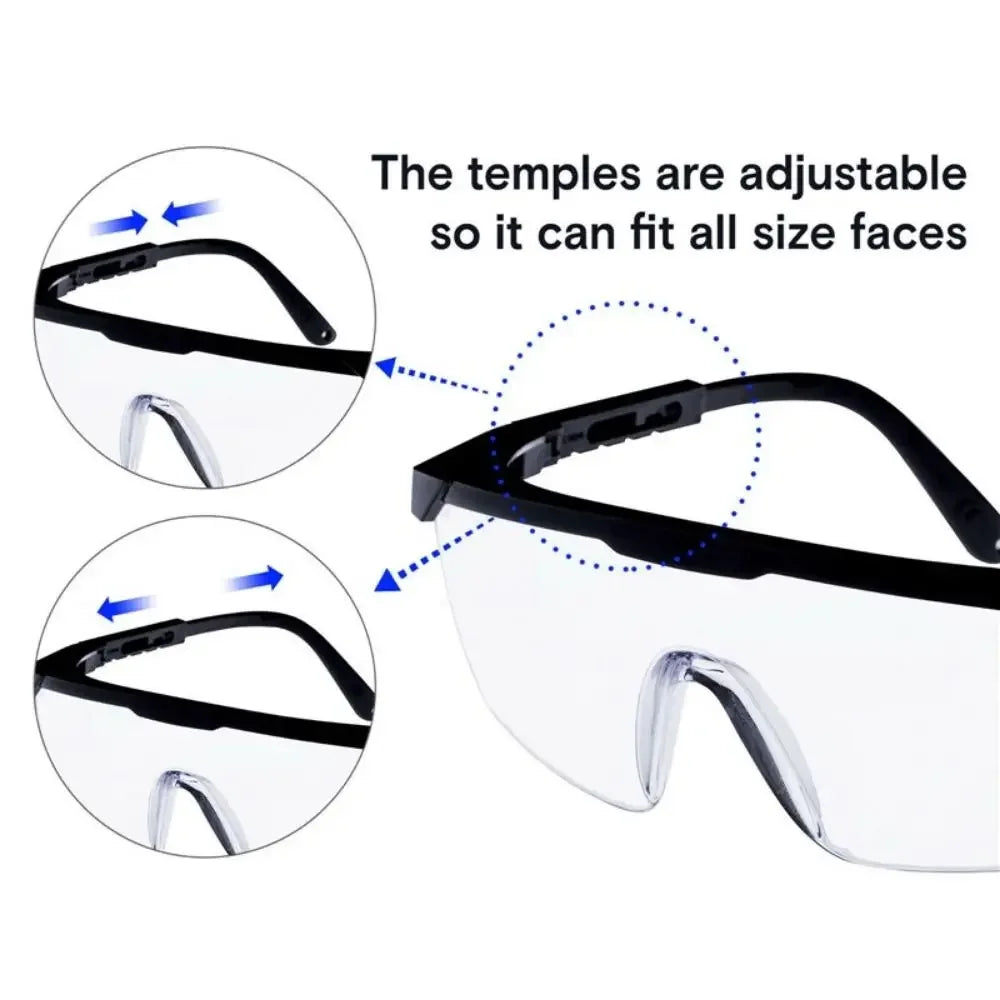 Safety Goggles Anti-Splash Eye Protection Windproof Dustproof Waterproof Protective Glasses for Work Cycling Sports