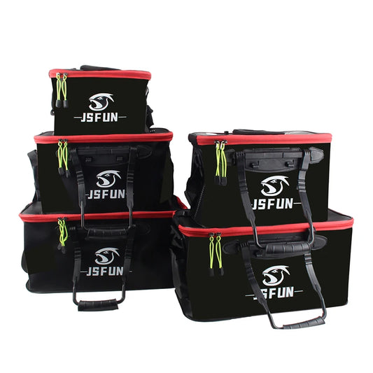 Portable EVA Folding Fish Bucket - Thickened Live Fish Tank for Outdoor Fishing (No Oxygen Pump Required)