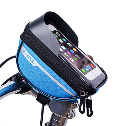 B-SOUL Handlebar Bike Bag - Front Mount Phone Holder for Mountain & Road Cycling