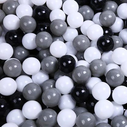 Colorful Ocean Ball Pit Balls - Eco-Friendly Non-Toxic Plastic Play Balls 5.5cm (50pcs Love & Star Shapes)