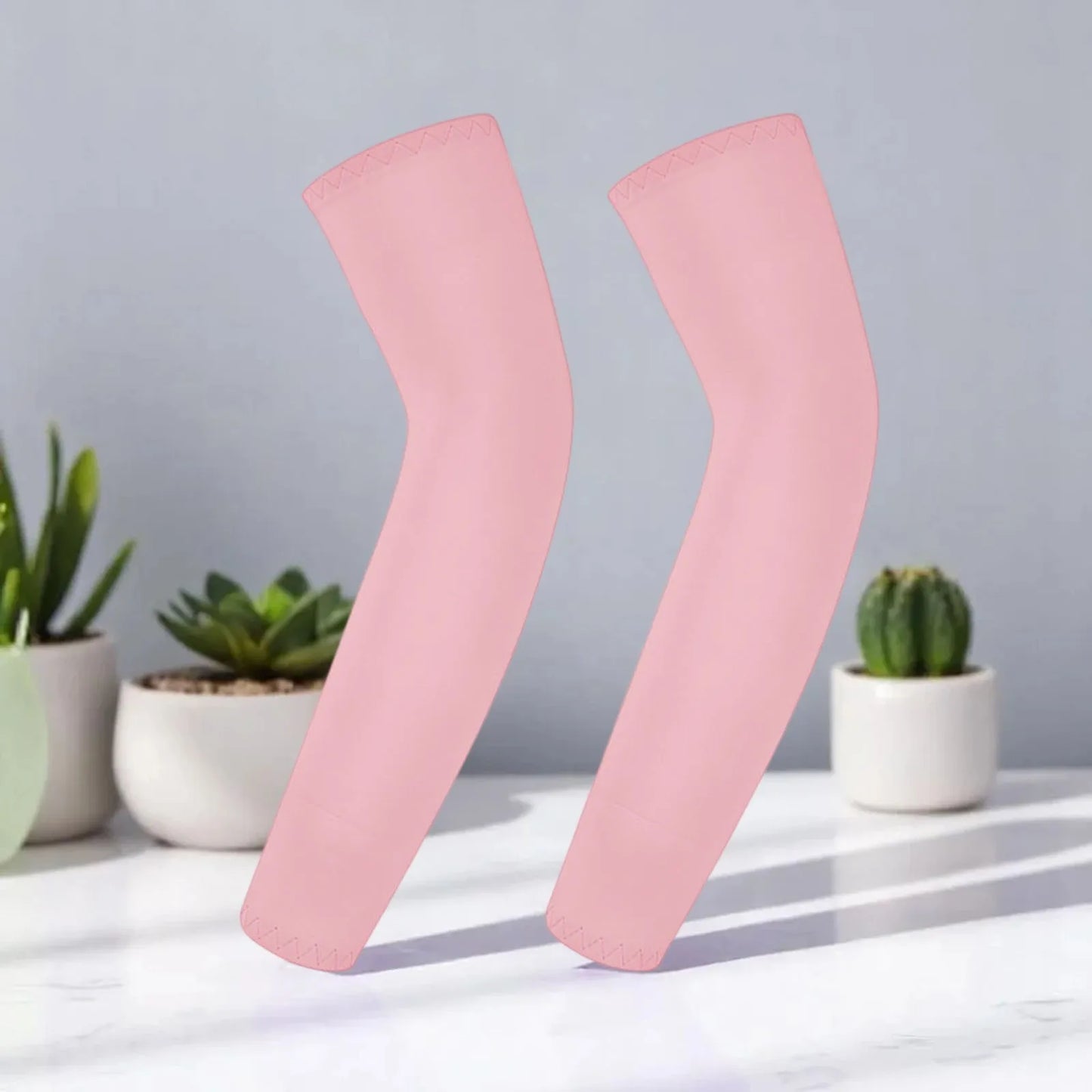 Children's Ice Silk Cooling Arm Sleeves - Quick-Dry UV Protection Cycling Arm Guards for Girls Outdoor Sports (1 Pair)