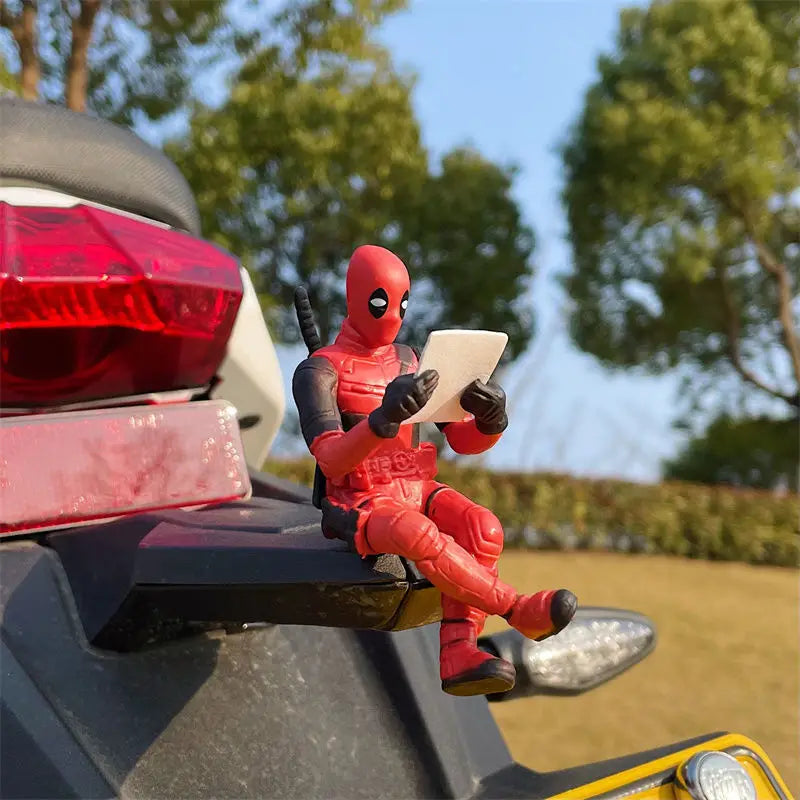 Deadpool Anime Action Figure - Mini Car Dashboard Decoration Pendant Doll Toy Gift