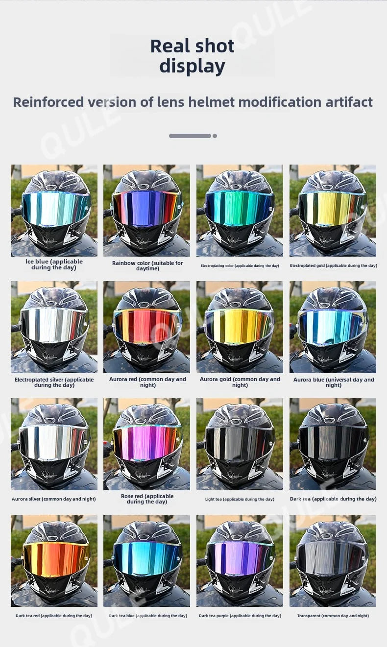 AGV Pista GP R / GP RR / Corsa R Motorcycle Helmet Visor - Full Face Shield Replacement Lens with Case