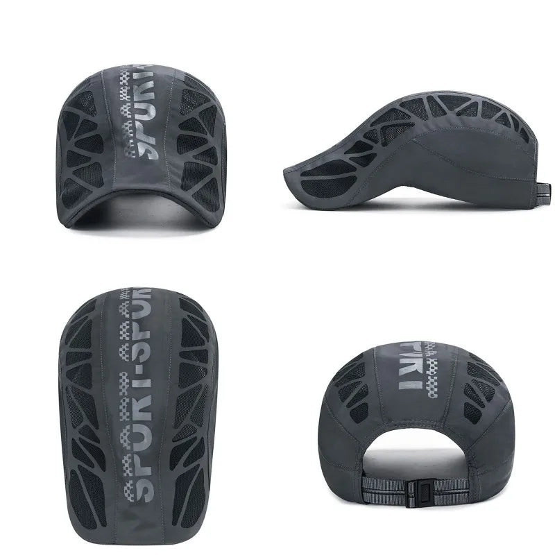 Pro Athletic Quick-Dry Mesh Cap - Breathable Summer Sports Hat for Golf, Baseball, Cycling & Outdoor Activities