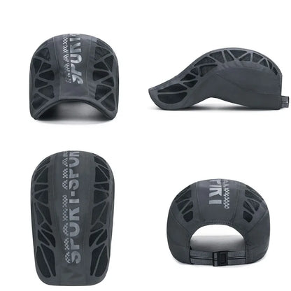 Pro Athletic Quick-Dry Mesh Cap - Breathable Summer Sports Hat for Golf, Baseball, Cycling & Outdoor Activities