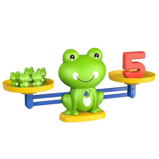 Frog Balance Scale Math Learning Toy - Addition & Subtraction Educational Game for Early Childhood Development