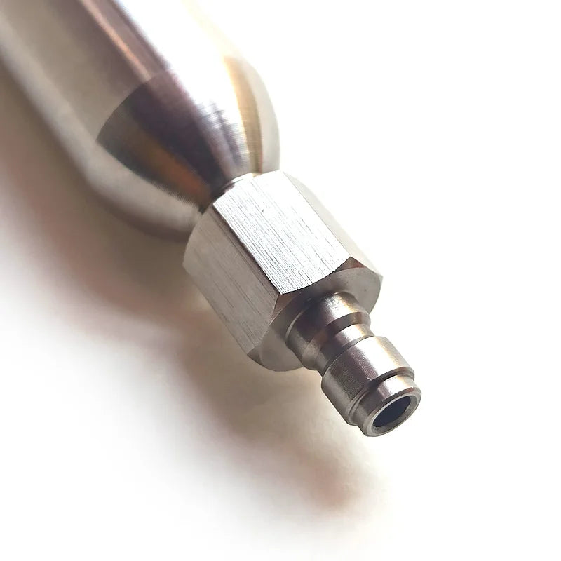 33g Refillable CO2 Cartridge - Multi-Purpose Gas Cylinder for Athletic Equipment & Emergency Gear