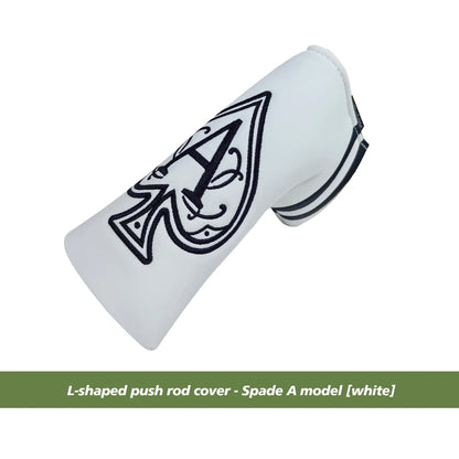 Golf Blade Putter Cover - Multiple Style Headcover with Magnetic & Hook-and-Loop Closure, Club Protective Headgear