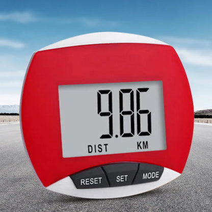 LCD Clip-On Pedometer - Accurate Step Counter with Distance & Calorie Tracking