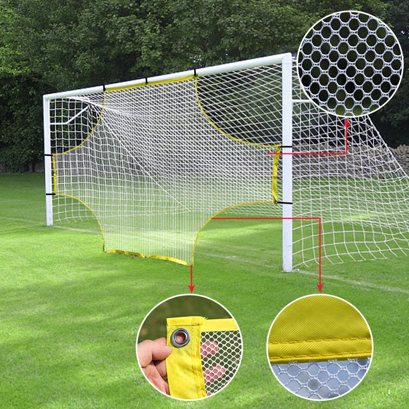 Portable Soccer Practice Goal Net - Professional Training Gate for 5v5, 7v7 & 11v11 (Outdoor Goalkeeping & Shooting Practice)