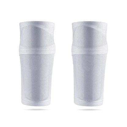 Professional Soccer Shin Guards - Nylon Leg Sleeves with Pocket Protection for Football Training