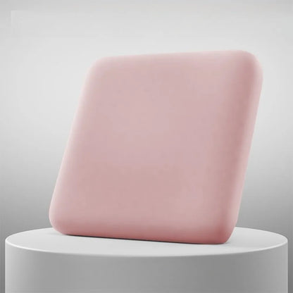 Elastic Memory Foam Seat Cushion - Soft Bounce-Back Design with Breathable Cover - Removable Washable Pad for Office & Long Sitting