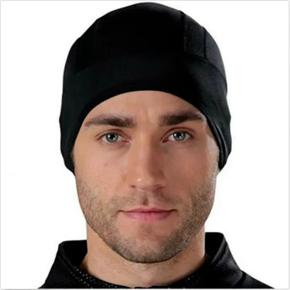 Quick-Dry Breathable Motorcycle Helmet Inner Cap - Racing Beanie Hat for Motocross (1-2 Pack)