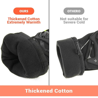 Waterproof Winter Motorcycle Gloves - Full Finger Protection with Touch Screen - Model WN-01