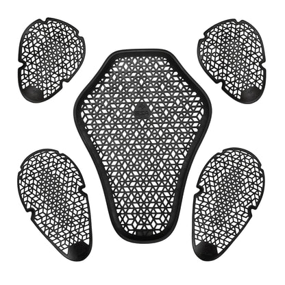 CE Certified Motorcycle Armor - Lightweight Ergonomic Impact Protection for Riding Jackets