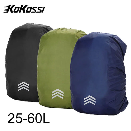 Waterproof Backpack Rain Cover - 25L-60L Nylon Outdoor Hiking Cycling Mountaineering Dust Cover for Men & Women