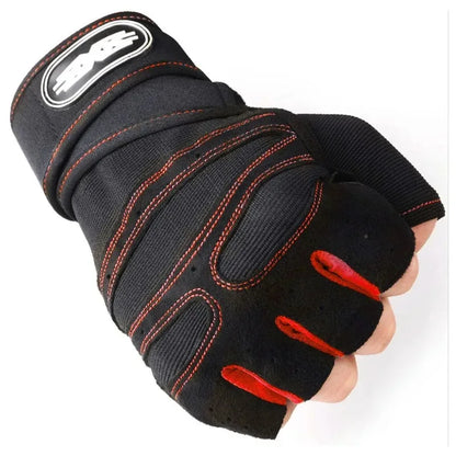 Half-Finger Performance Training Gloves with Wrist Support