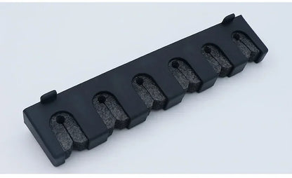 6-Hole Wall-Mounted Fishing Rod Holder - Vertical & Horizontal Display Rack