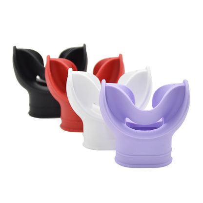Premium Silicone Scuba Diving Mouthpiece - Comfortable Regulator Cover with Octopus Holder Retainers
