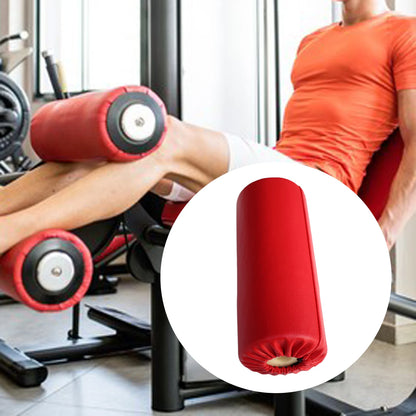 PU Leather Foam Foot Pad Roller 20cm Replacement Sponge Roller for Home Gym Fitness Exercise Machines