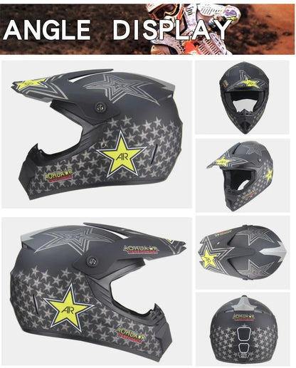 Full Face Motocross Helmet - Off-Road Downhill AM DH Cross Capacete - Free Shipping + 3 Free Gifts