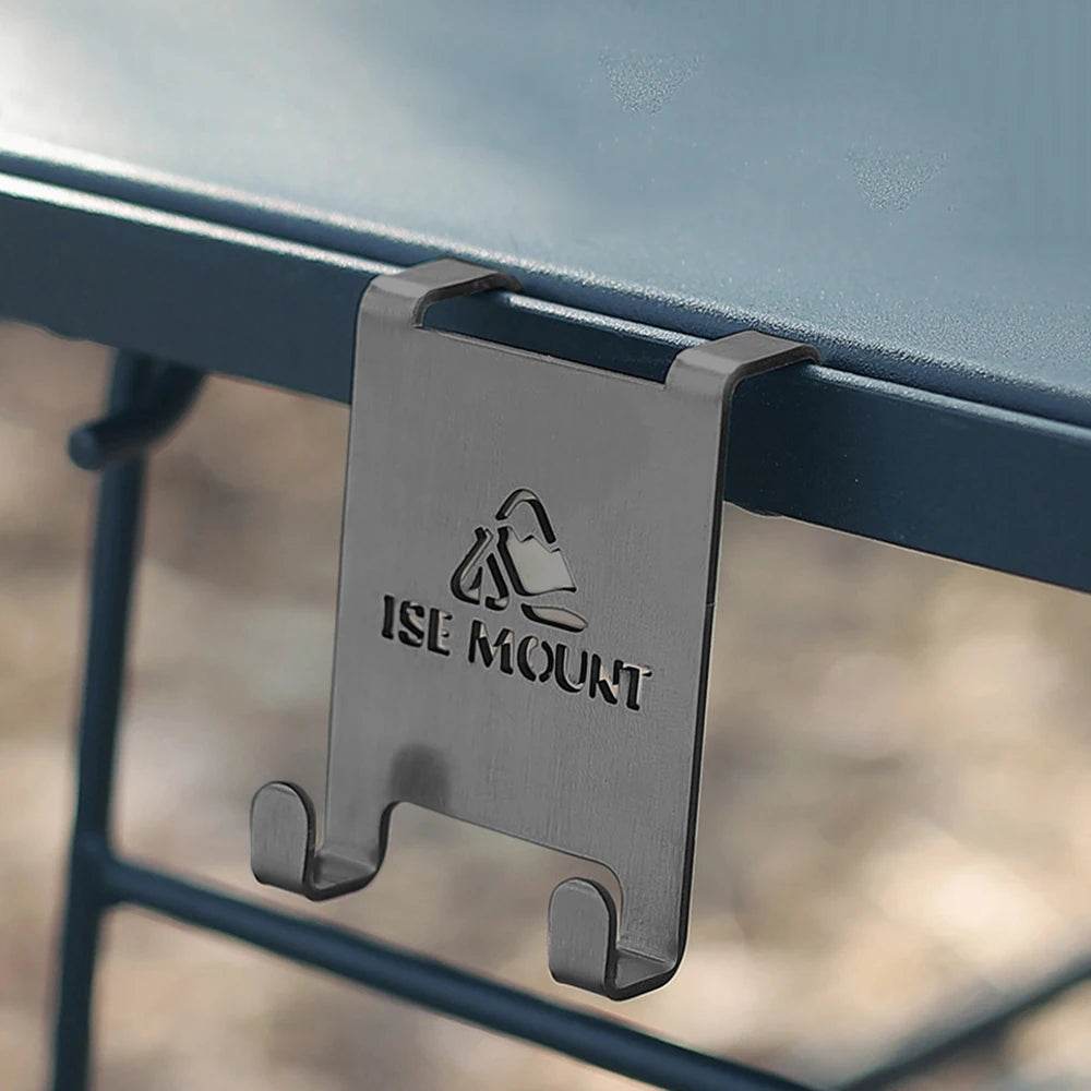 Stainless Steel Gas Canister Hook - Camping Table Stove Tank Hanger Organizer for Outdoor Cooking