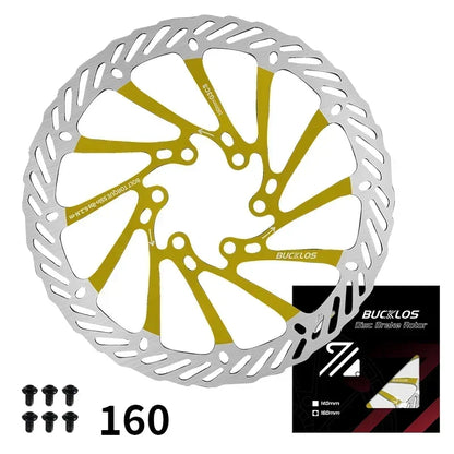 Ultralight Hydraulic Disc Brake Rotor 160/180/203mm - Mountain & Road Bike Compatible with Free Mounting Bolts