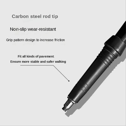 Premium Ultralight Telescopic Trekking Poles - 2PCS Adjustable Walking Sticks with Quick Lock System for Hiking