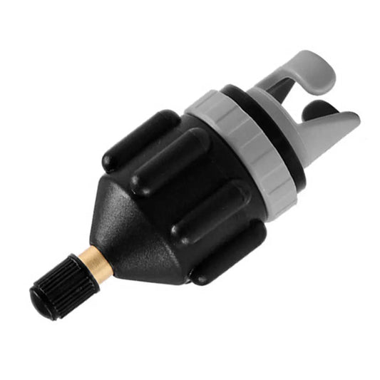 Air Valve Adapter for Inflatable Boats, Paddle Boards, Canoes & Kayaks - Orange/Black