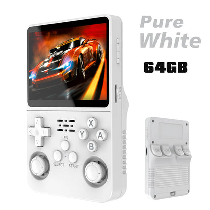 R36S Retro Handheld Game Console - 3.5'' IPS Screen - 64GB/128GB/256GB Storage - ARKOS 2.0 Portable Gaming System