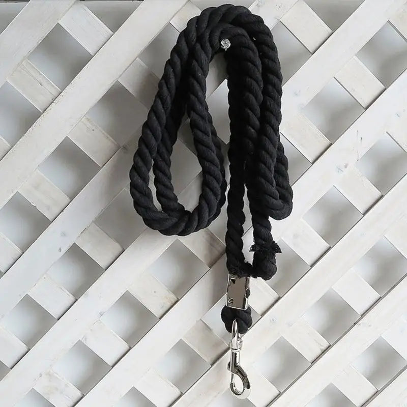 Heavy Duty Cotton Weave Equestrian Halter - 652F Leading Rope for Horses & Livestock