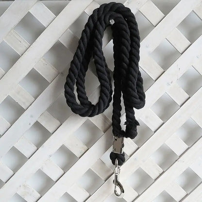 Heavy Duty Cotton Weave Equestrian Halter - 652F Leading Rope for Horses & Livestock