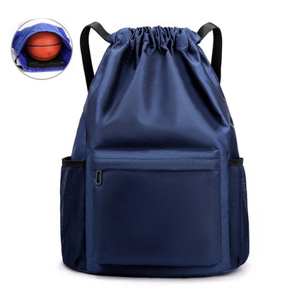 Large Capacity Drawstring Backpack - Sports String Bag for Gym, Swim & Beach - Women & Men
