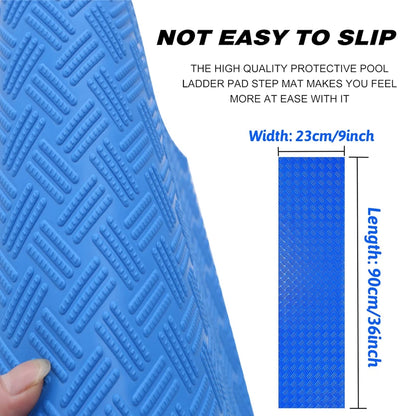 Anti-Slip Marine Pool Ladder Mat - Non-Slip Step Pad for Swimming Pools, Boats, Yachts & Marine Decking