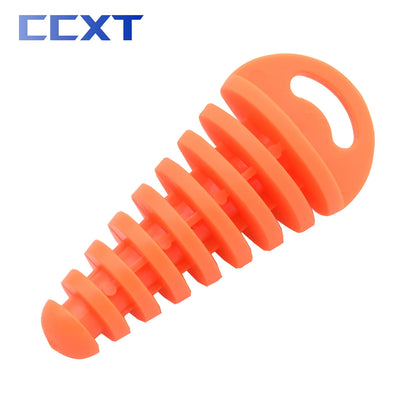 Universal Motorcycle Exhaust Pipe Wash Plug - PVC Tailpipe Protector for Honda Kawasaki KTM Suzuki Yamaha