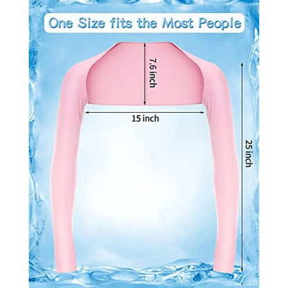 Ice Silk Arm Sleeves - Ultra-Thin Breathable Long Gloves with UV Sun Protection for Outdoor Sports