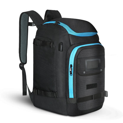50L Waterproof Ski Boot Bag Backpack - Large Capacity with Dry Wet Separation for Snowboard Boots, Helmet, Goggles & Skis