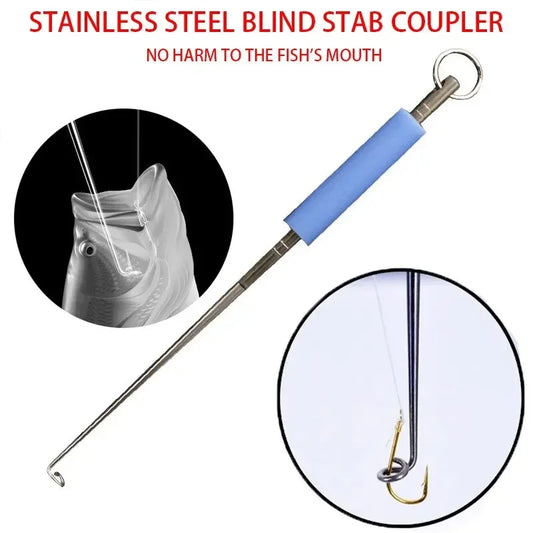 Professional Stainless Steel Fishing Hook Remover - Rapid Release Dehooker Tool