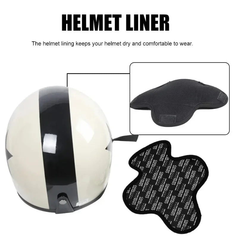 Motorcycle Helmet Liner Cap - Breathable Quick-Dry Sweat-Wicking Cushion Pad