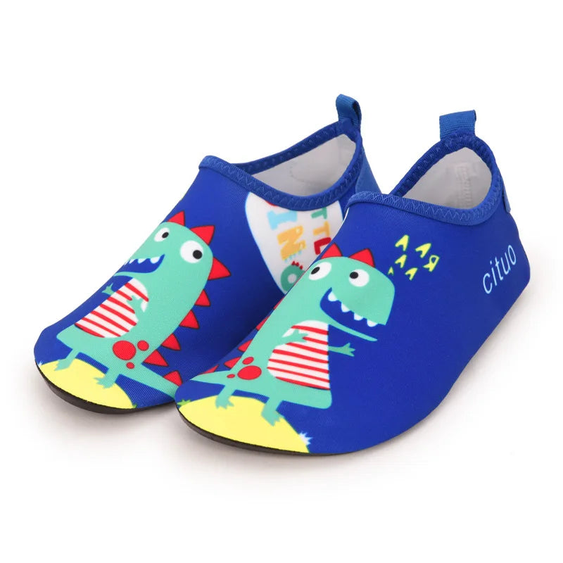 Quick-Dry Aqua Water Shoes for Kids - Lightweight Barefoot Beach Swimming Shoes for Boys & Girls