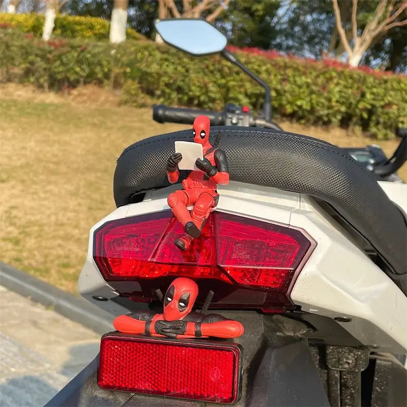 Deadpool Anime Action Figure - Mini Car Dashboard Decoration Pendant Doll Toy Gift