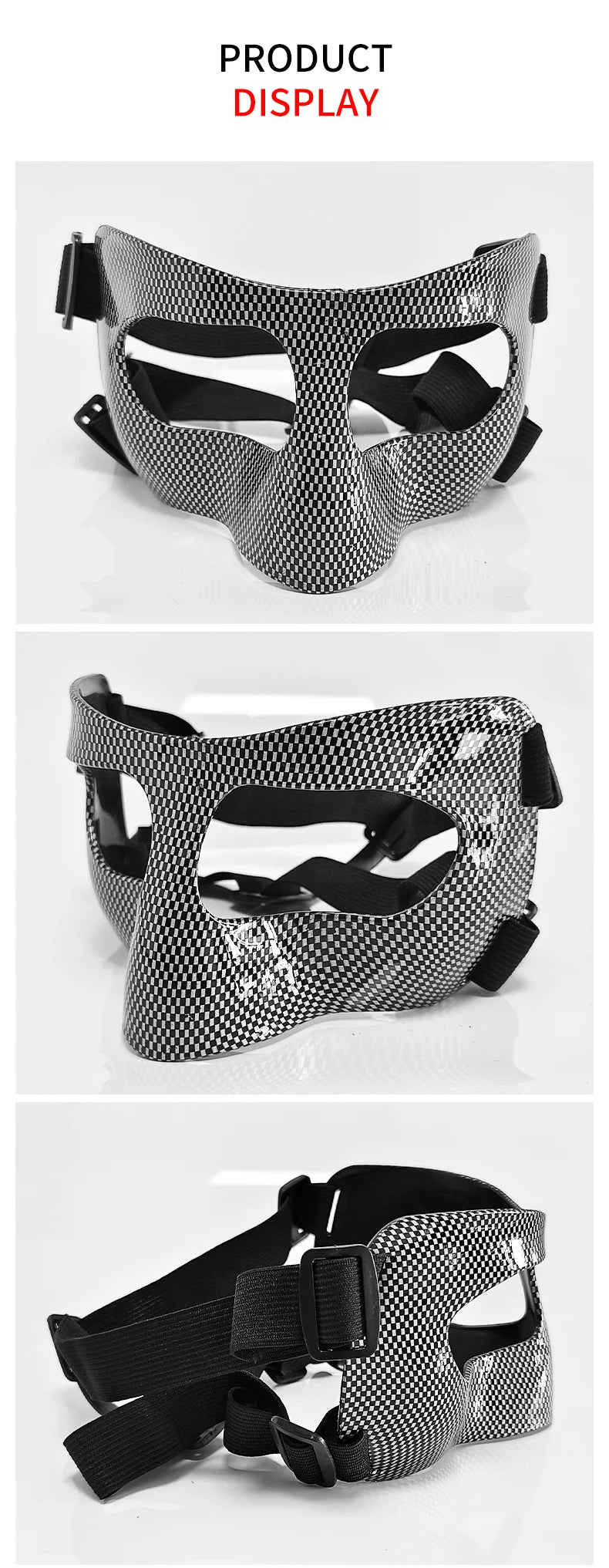Basketball Face Guard - Protective Nose Shield Mask for Sports Injuries