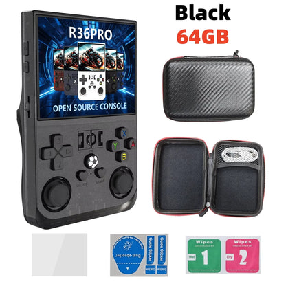 Retro Handheld Game Console R36S - 3.5" IPS Screen - 128GB Storage - Linux System - Portable Pocket Player (R36 Ultra/PRO)
